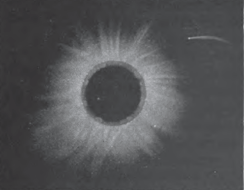 Eclipse with comet