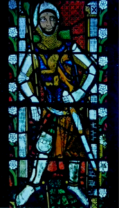 Knight in glass