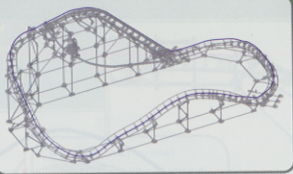 Straight run coaster