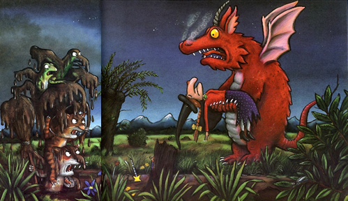 Monster & dragon