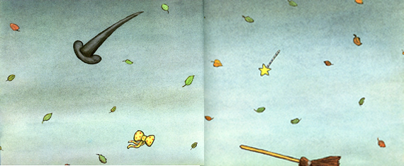 Picture plate at the begining and end of the book