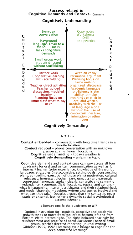 cognitive contextual demands