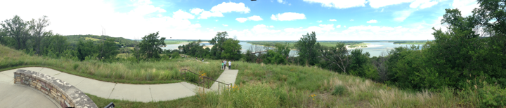 Missouri River and meadow