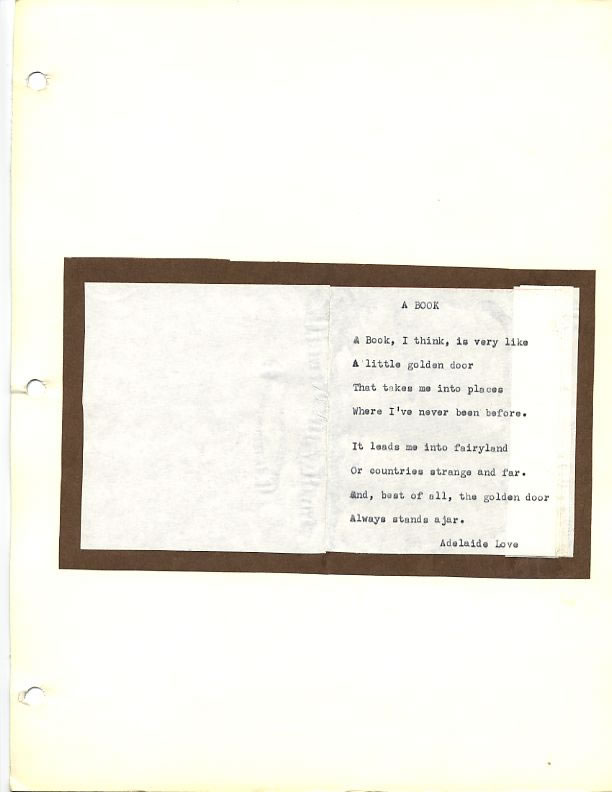 Poem book