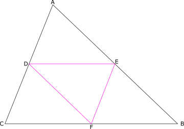 Medial triangle