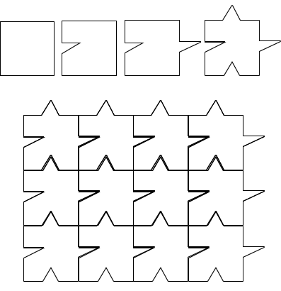 Construction of a tessellation