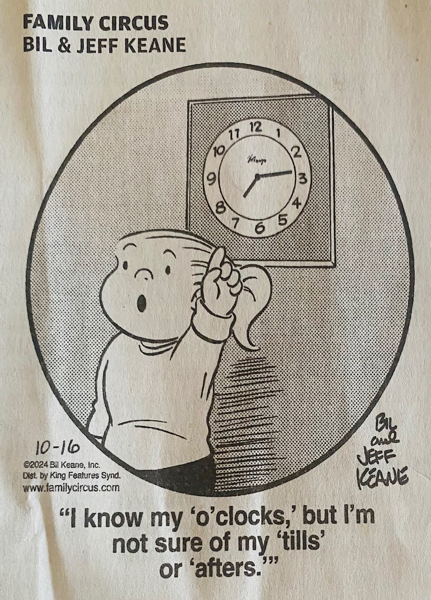 Family Circus comic