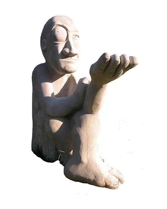 Stone man image
